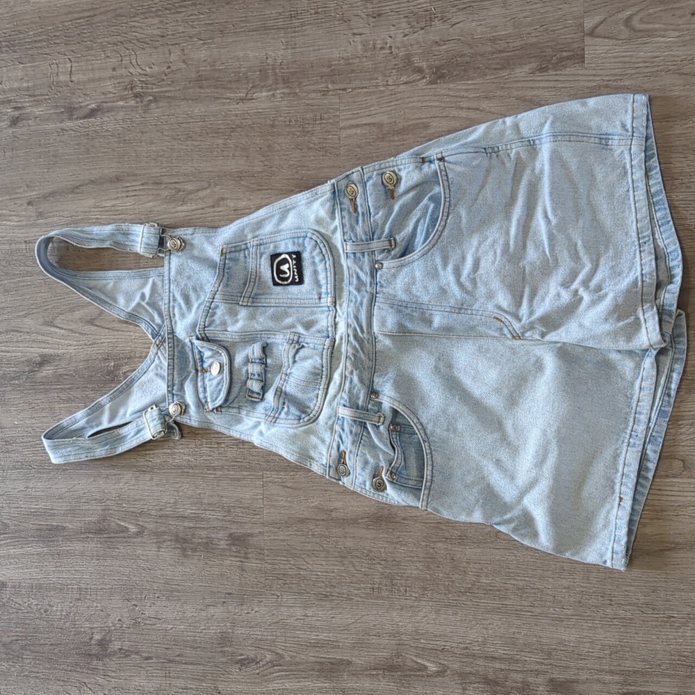 Vintage Unity Brand Denim Short Overalls -Great Condition - Size M